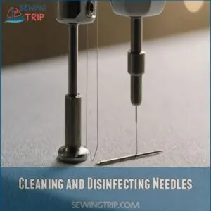 Cleaning and Disinfecting Needles