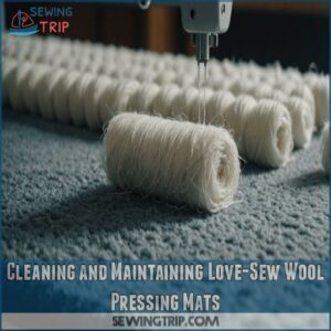 Cleaning and Maintaining Love-Sew Wool Pressing Mats