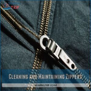 Cleaning and Maintaining Zippers