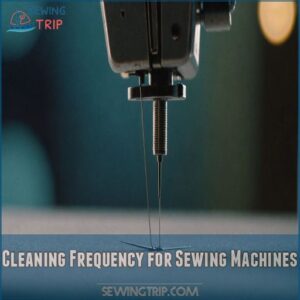 Cleaning Frequency for Sewing Machines