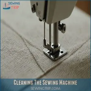 Cleaning The Sewing Machine