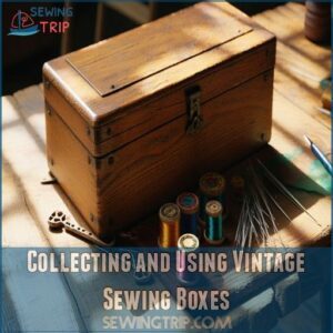 Collecting and Using Vintage Sewing Boxes