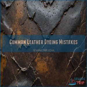 Common Leather Dyeing Mistakes