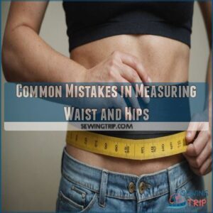 Common Mistakes in Measuring Waist and Hips