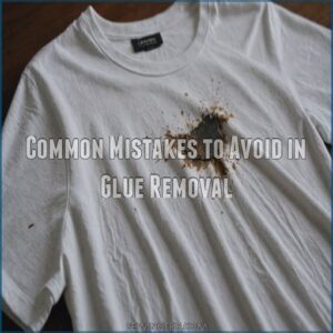 Common Mistakes to Avoid in Glue Removal