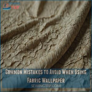 Common Mistakes to Avoid When Using Fabric Wallpaper