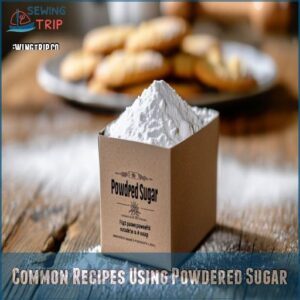 Common Recipes Using Powdered Sugar