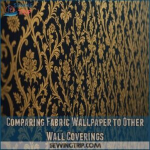 Comparing Fabric Wallpaper to Other Wall Coverings