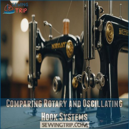 Comparing Rotary and Oscillating Hook Systems