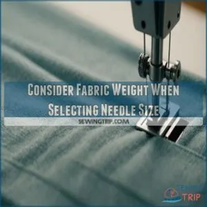 Consider Fabric Weight When Selecting Needle Size