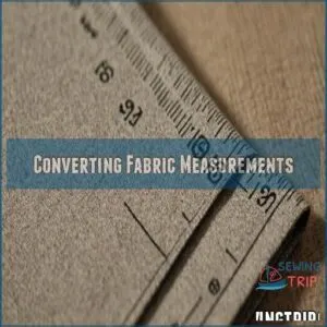 Converting Fabric Measurements