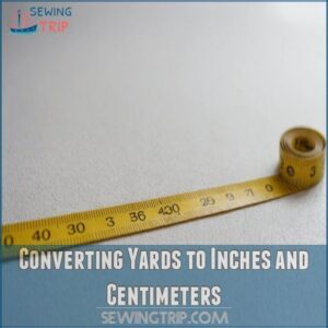 Converting Yards to Inches and Centimeters