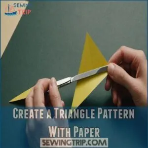 Create a Triangle Pattern With Paper