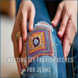 Creating DIY Fabric Patches for Jeans