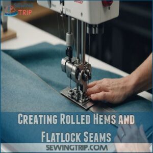 Creating Rolled Hems and Flatlock Seams