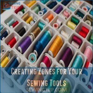 Creating Zones for Your Sewing Tools