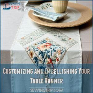 Customizing and Embellishing Your Table Runner