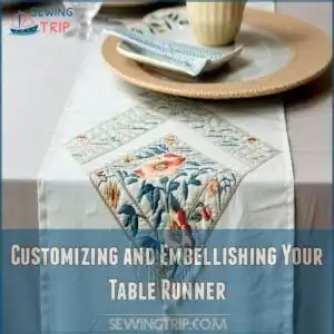 Customizing and Embellishing Your Table Runner Customizing and Embellishing Your Table Runner
