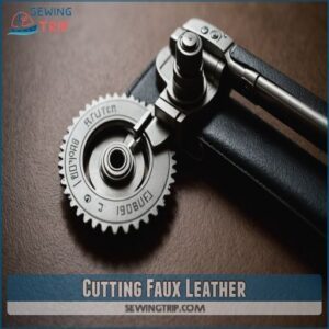 Cutting Faux Leather