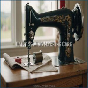 Daily Sewing Machine Care Daily Sewing Machine Care