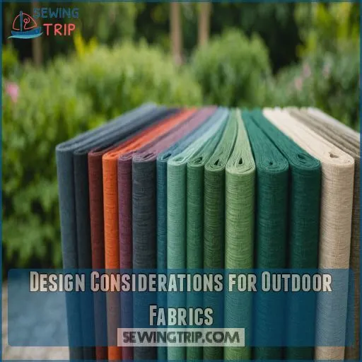 Design Considerations for Outdoor Fabrics