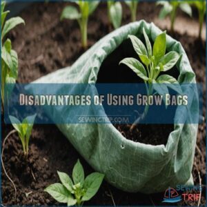 Disadvantages of Using Grow Bags