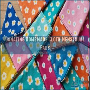 Donating Homemade Cloth Menstrual Pads