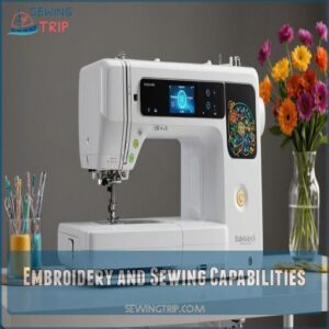 Embroidery and Sewing Capabilities