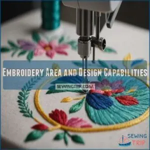 Embroidery Area and Design Capabilities