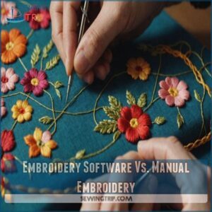 Embroidery Software Vs. Manual Embroidery