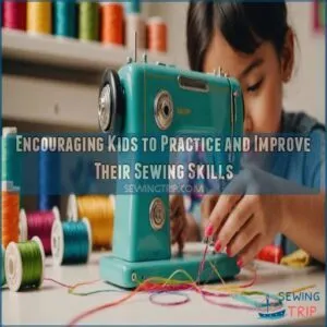 Encouraging Kids to Practice and Improve Their Sewing Skills