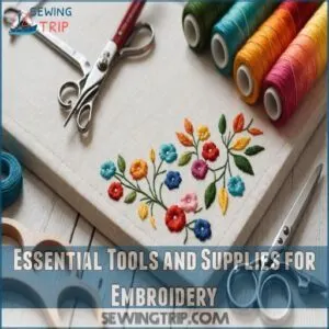 Essential Tools and Supplies for Embroidery