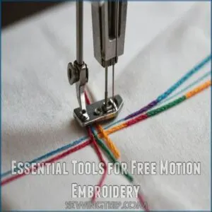 Essential Tools for Free Motion Embroidery