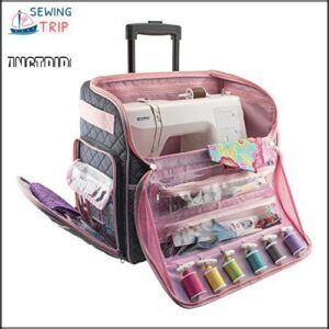 Sewing Machine Carrying Case Trolley Tote: Top Picks & Tips 2 Everything Mary Deluxe Quilted Pink