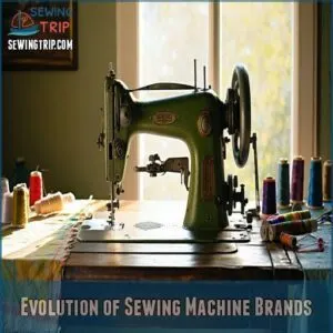 Evolution of Sewing Machine Brands