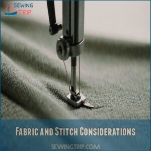 Fabric and Stitch Considerations