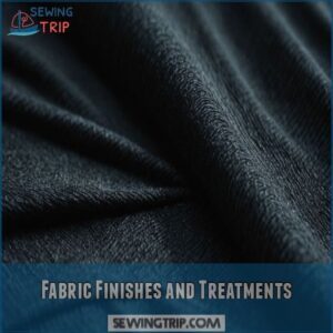 Fabric Finishes and Treatments