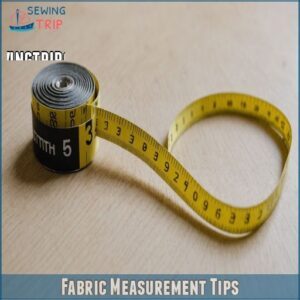 Fabric Measurement Tips