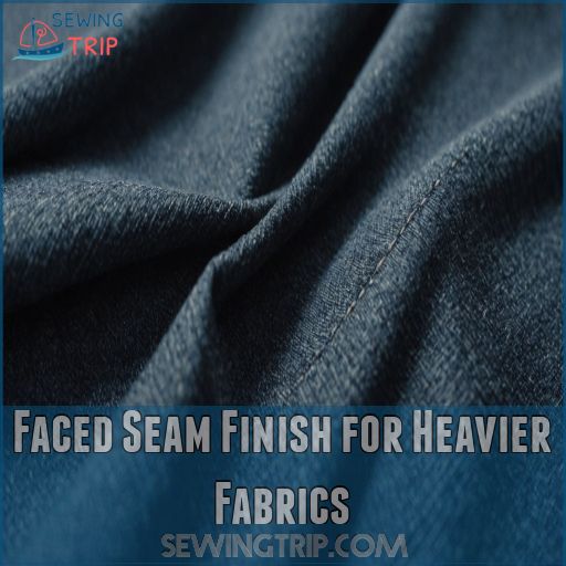 Faced Seam Finish for Heavier Fabrics