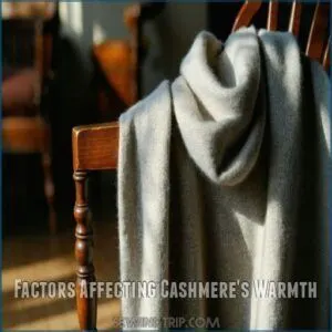 Factors Affecting Cashmere's Warmth
