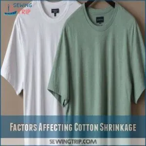 Factors Affecting Cotton Shrinkage