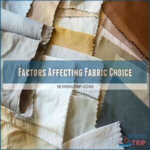 Factors Affecting Fabric Choice Factors Affecting Fabric Choice