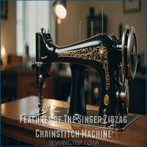 Features of The Singer Zigzag Chainstitch Machine