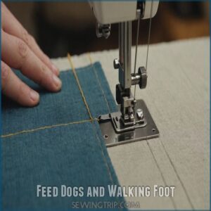 Feed Dogs and Walking Foot