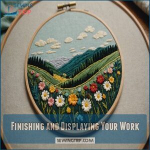 Finishing and Displaying Your Work