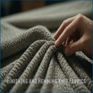 Finishing and Hemming Knit Fabrics