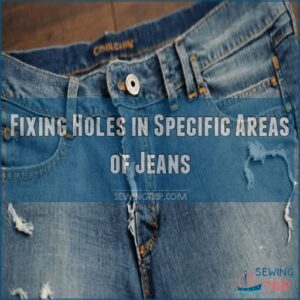 Fixing Holes in Specific Areas of Jeans