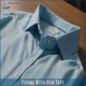 Fixing With Hem Tape