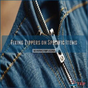 Fixing Zippers on Specific Items