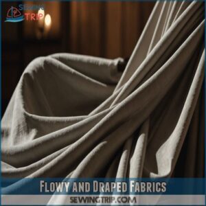 Flowy and Draped Fabrics